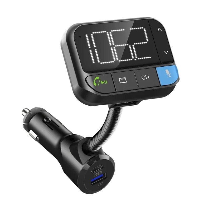Local Kiwi Deals Digitech FM Transmitter with Voice Commands, Bluetooth, USB Type C Power Delivery 20W AR3148