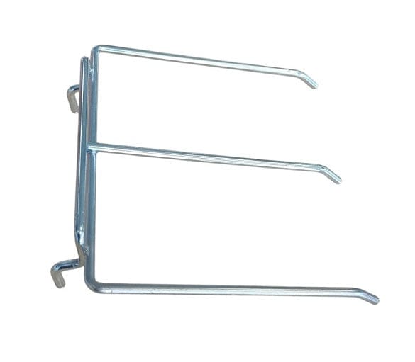 Local Kiwi Deals DISPLAY PEG BOARD HOOK/PRONGS 100x100MM (1Pack)