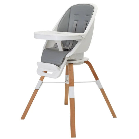 Local Kiwi Deals Edinburgh 3-in-1 360° Highchair White/grey/wooden - 4019073 (DEMO UNIT)
