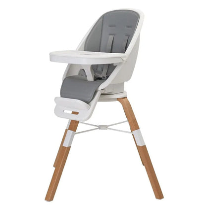 Local Kiwi Deals Edinburgh 3-in-1 360° Highchair White/grey/wooden - 4019073 (DEMO UNIT)
