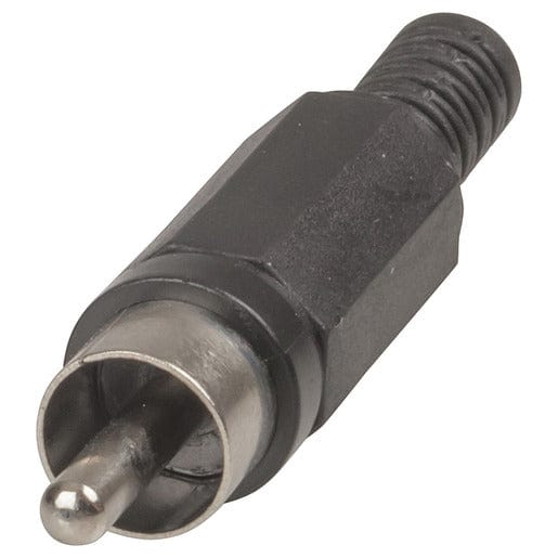 Local Kiwi Deals Electrical and Fittings BLACK RCA Plug - Plastic