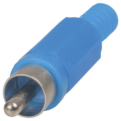 Local Kiwi Deals Electrical and Fittings BLUE RCA Plug - Plastic