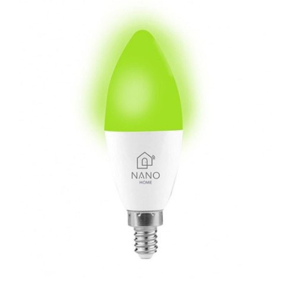 Local Kiwi Deals Electrical and Fittings Nanohome Colour / Warm & Cool C37 5W E37 Smart Light Bulb Compatible with Hey Google & Alexa - iOS & Android (4 BULBS)