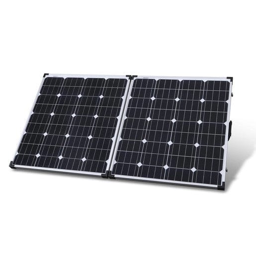 Local Kiwi Deals Electrical and Fittings POWERTECH 12V 160W Folding Solar Panel with 5M Cable