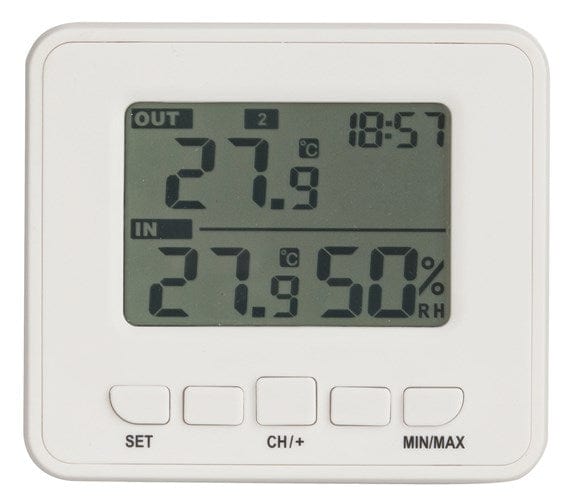 Local Kiwi Deals Electrical and Fittings Wireless In and Out Thermometer and Hygrometer
