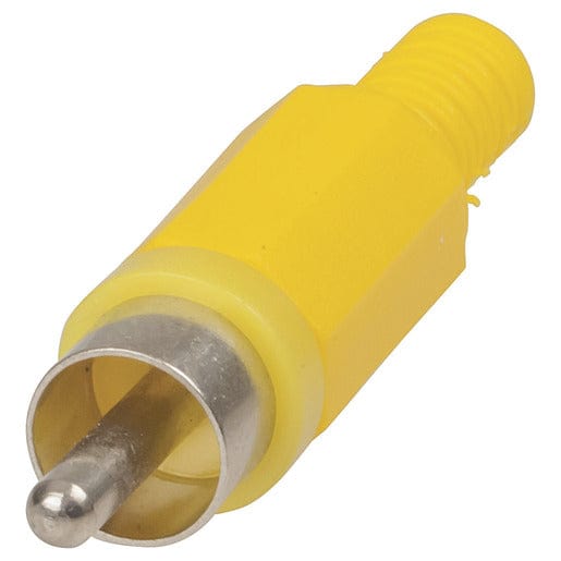 Local Kiwi Deals Electrical and Fittings YELLOW RCA Plug - Plastic