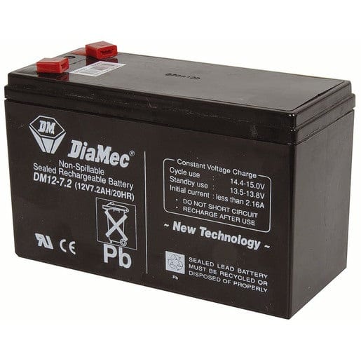 Local Kiwi Deals Electronics 12V 7.2Ah SLA Back-up Battery