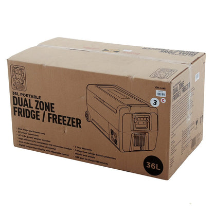 Local Kiwi Deals Electronics 36L Brass Monkey Single or Dual Zone Fridge/Freezer with Removable Zone Divider