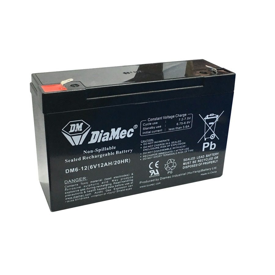 Local Kiwi Deals Electronics 6V 12Ah SLA Battery SB2497