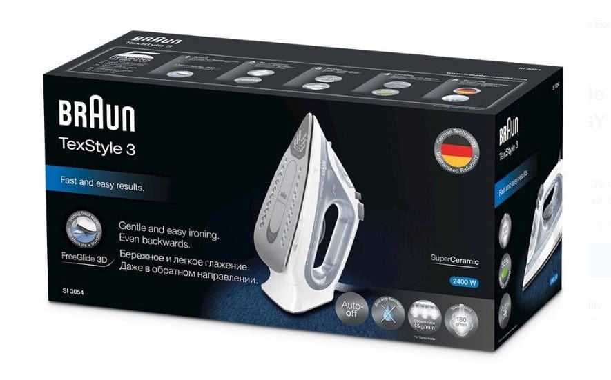 Local Kiwi Deals Electronics Braun TexStyle 3 Steam Iron Grey