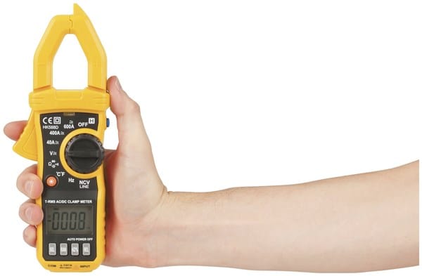 Local Kiwi Deals Electronics DIGITECH 600A True RMS AC/DC Clamp Meter