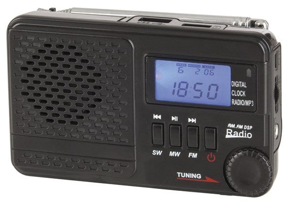 Local Kiwi Deals Electronics Digitech AM/FM/SW Rechargeable Radio with MP3