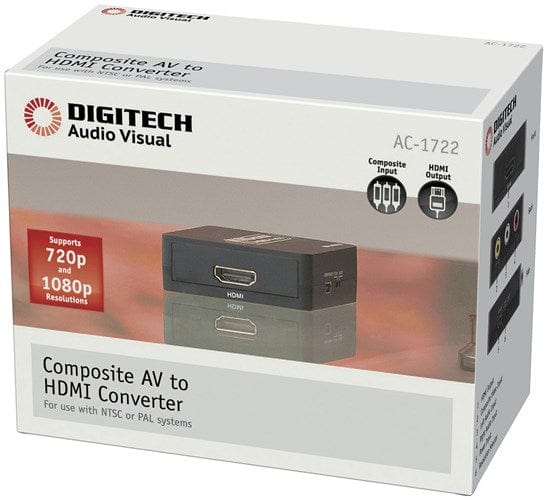Local Kiwi Deals Electronics Digitech Composite AV to HDMI Converter