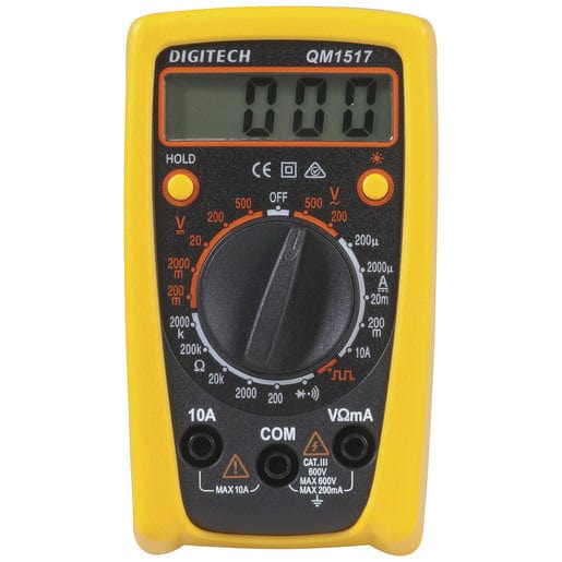 Local Kiwi Deals Electronics DIGITECH Economy CatIII Multimeter with Data Hold