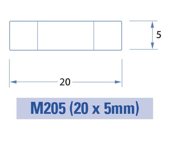 Local Kiwi Deals Electronics M205 Slow Blow Fuse 250VAC 1 PACK