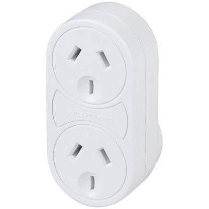 Local Kiwi Deals Electronics Mains Surge Protector Double Outlet