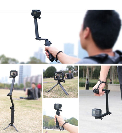 Local Kiwi Deals Electronics OEM 3-Way Extendable MonoPod - For GoPro / Insta360 & Action Cams