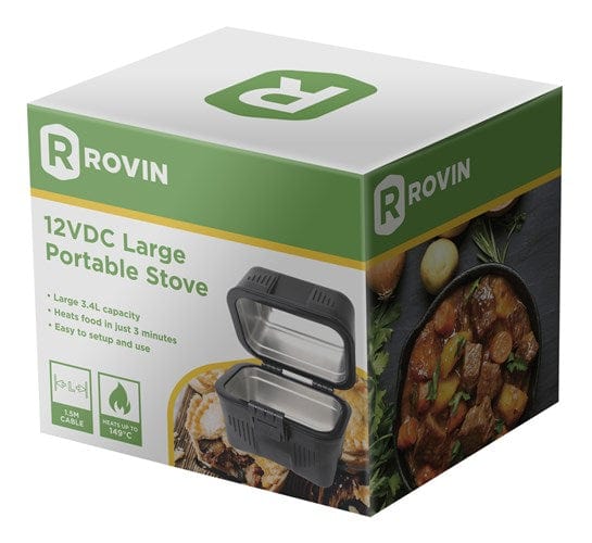 Local Kiwi Deals Electronics ROVIN 12 Volt Large Portable Stove