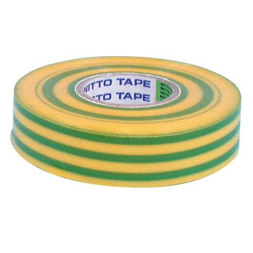 Local Kiwi Deals Electronics YELLOW/GREEN Nitto Insulation Tape - 20m Roll