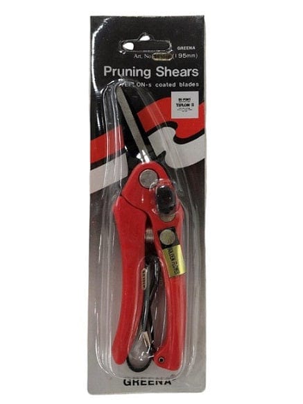 Local Kiwi Deals Farming and Forestry GREENA PRUNING SHEARS WITH TEFLON-S COATED BLADES (SE101)