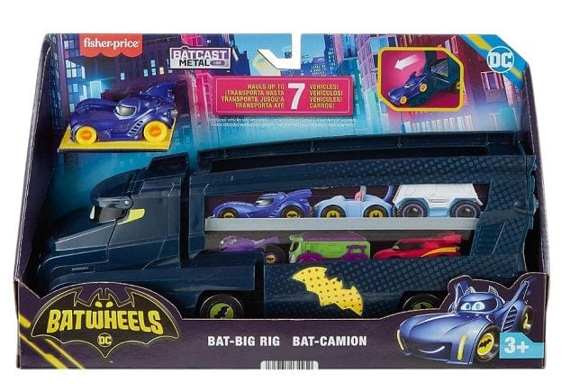 Local Kiwi Deals Fisher Price: DC Batwheels - Bat-Big Rig Hauler