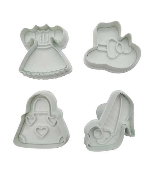 Local Kiwi Deals Fondant Plunger Cutter Set 4 Piece