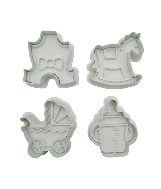 Local Kiwi Deals Fondant Plunger Cutter Set 4 Piece