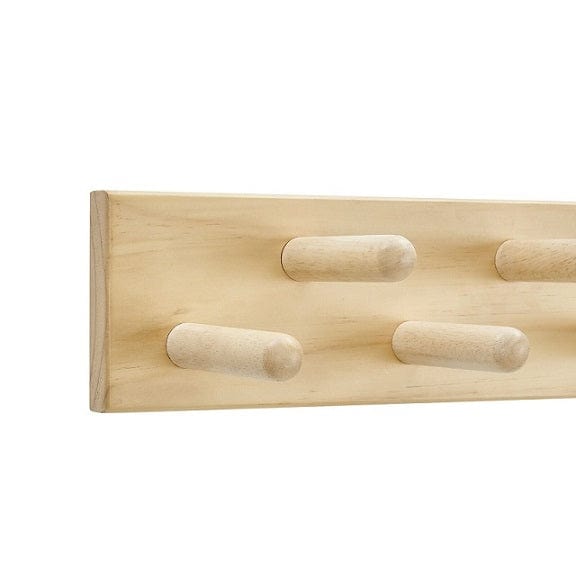 Local Kiwi Deals Fraser Country: Pine 9 Hook Rack - 550 x 100mm