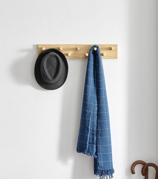 Local Kiwi Deals Fraser Country: Pine 9 Hook Rack - 550 x 100mm