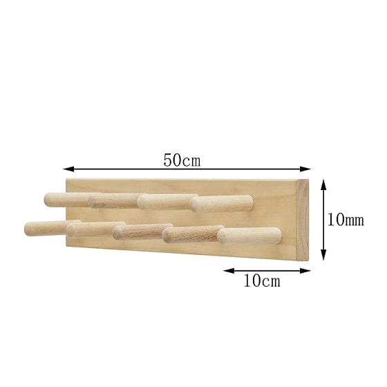 Local Kiwi Deals Fraser Country: Pine 9 Hook Rack - 550 x 100mm