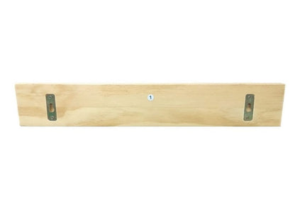 Local Kiwi Deals Fraser Country: Pine 9 Hook Rack - 550 x 100mm