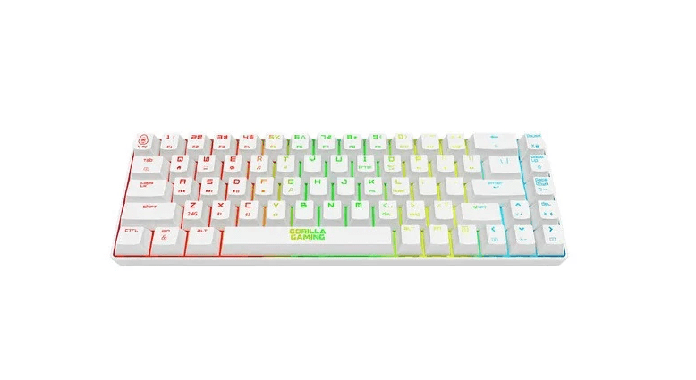 Local Kiwi Deals Gorilla Gaming Mini Wireless Mechanical Keyboard - White