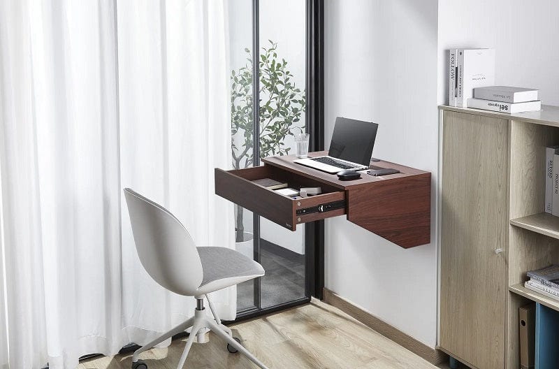 Local Kiwi Deals Gorilla Office: Wall Mounted Desk - Walnut