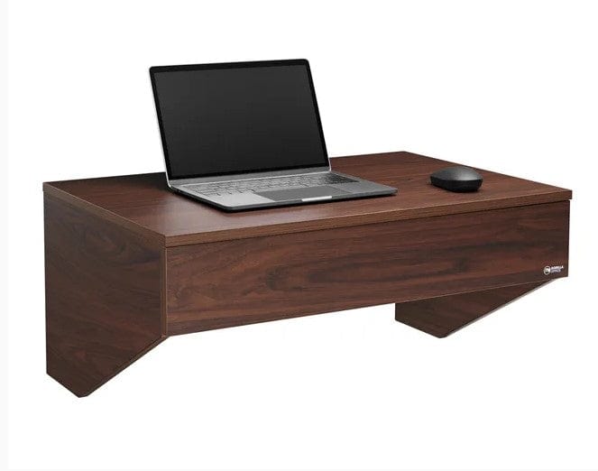 Local Kiwi Deals Gorilla Office: Wall Mounted Desk - Walnut