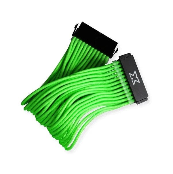 Local Kiwi Deals GREEN Xigmatek iCable Motherboard 24 Pin Extension Cable