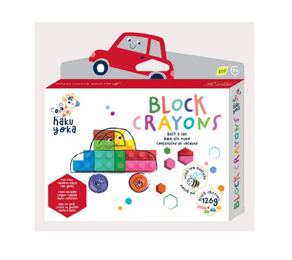 Local Kiwi Deals Haku Yoka: Block Crayons - Car
