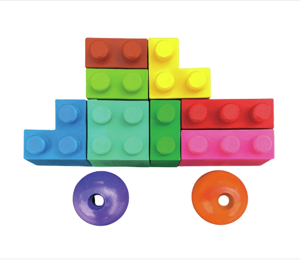 Local Kiwi Deals Haku Yoka: Block Crayons - Car