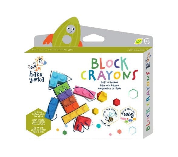 Local Kiwi Deals Haku Yoka: Block Crayons - Rocket