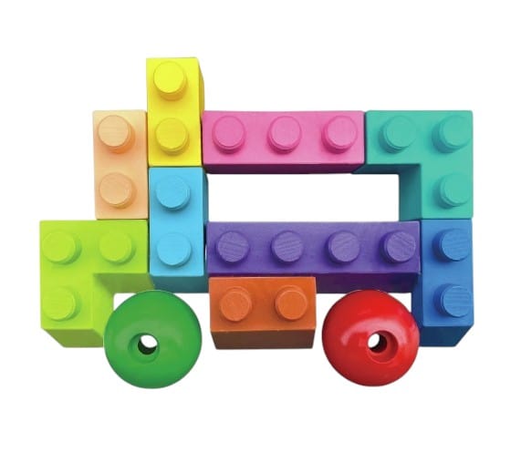Local Kiwi Deals Haku Yoka: Block Crayons - School Bus