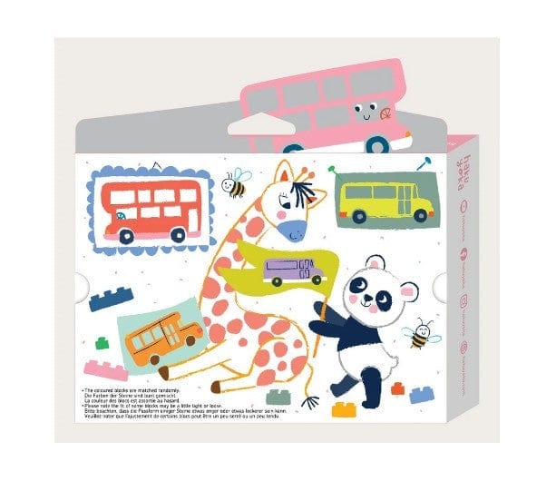 Local Kiwi Deals Haku Yoka: Block Crayons - School Bus