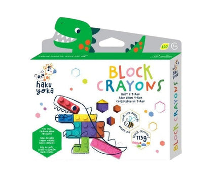 Local Kiwi Deals Haku Yoka: Block Crayons - T-Rex