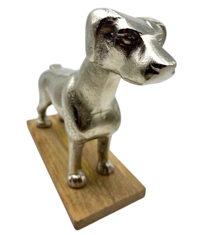 Local Kiwi Deals Handmade Cast Aluminum Table Decor Dog Figurine (MADE IN INDIA)
