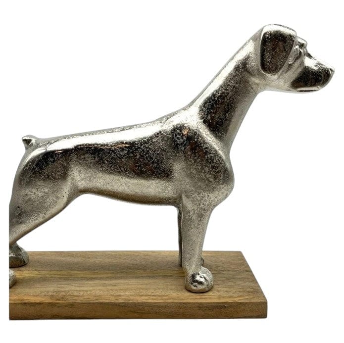 Local Kiwi Deals Handmade Cast Aluminum Table Decor Dog Figurine (MADE IN INDIA)