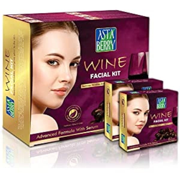 Local Kiwi Deals Health & Beauty ASTA BERRY Wine Facial Kit Single Use Kit