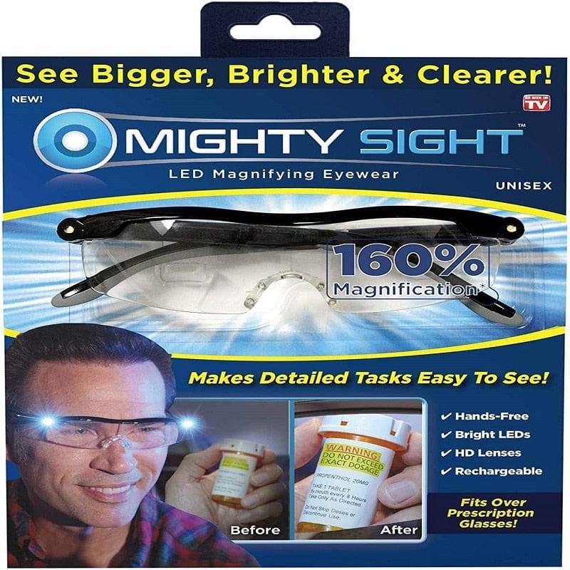 Local Kiwi Deals Health & Beauty Mighty Sight Led Magnifying Eyewear Night Vision Glasses