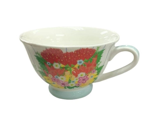 Local Kiwi Deals Hensen & Berry New Zealand Floral Bone China Cup White In Gift Box 230ml