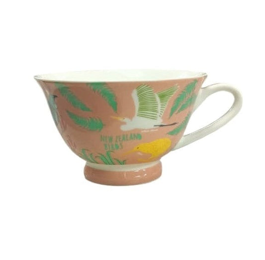 Local Kiwi Deals Hensen & Berry New Zealand Native Birds Bone China Cup In Gift Box 230ml