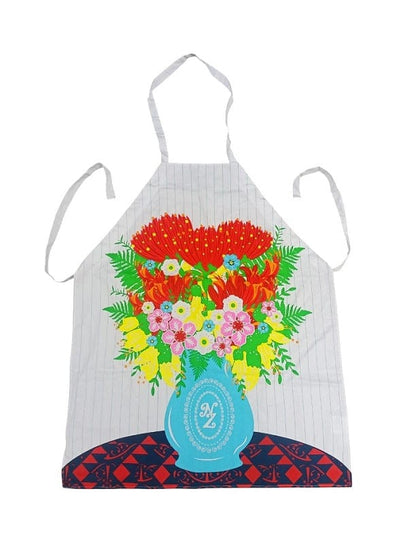 Local Kiwi Deals Hensen & Berry New Zealand Native Flowers Apron
