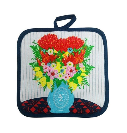 Local Kiwi Deals Hensen & Berry New Zealand Native Flowers Pot Holder