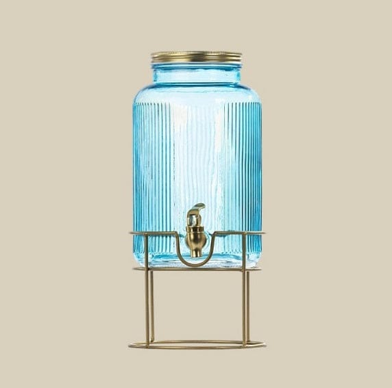 Local Kiwi Deals Home Co. 5.8L Drink Dispenser On Rack Blue